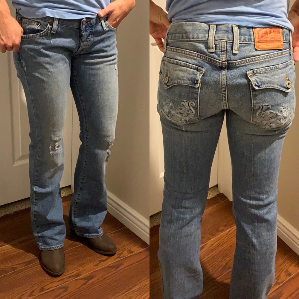 Lucky Brand Women's Light Blue Flare Jeans